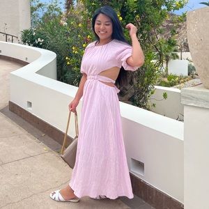 Lavender maxi dress - like new